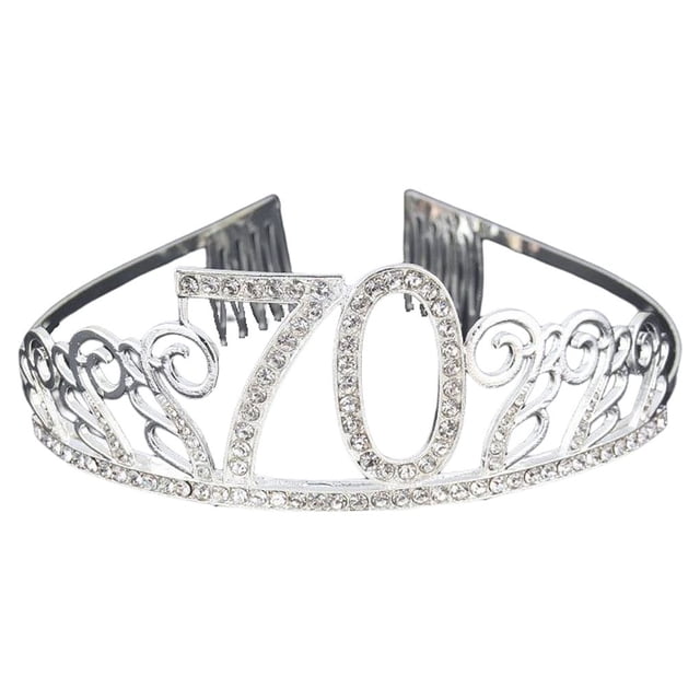 Minnieouse Tocado de cumpleaños, adorno de ropa, accesorios de peinado, adorno de corte de pelo, diadema de celebración, accesorio de fiesta de Accesorio para el cabello setenta Minnieouse AP011164-12