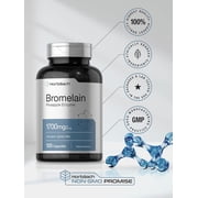 Bromelain 1700mg | 120 Capsules | Supports Digestive Health | Non-GMO and Gluten Free | by Horbaach