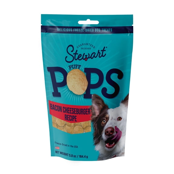 Stewart Freeze Dried PuffPops Bacon Cheeseburger - 5.8 oz Pouch