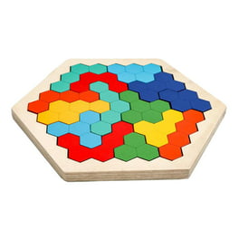 Tangram Puzzle Chinese Handmade 3D Jigsaw Brain Teasers Blocks