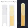 thumbnail image 2 of relayinert Pack of 10 Clarinet Plate No Burrs Bb Reed Craftsmanship Smooth Surface Storage Case Woodwind Part Thin Alto Mini Reeds, 2 of 6