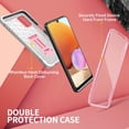 thumbnail image 4 of FITO For Samsung Galaxy A32 5G Case, Phone Case with Screen Protector and Kickstand (Pink), 4 of 6