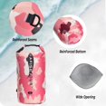 thumbnail image 4 of czcpp-Waterproof Floating Dry Bag for Men Women - 12L Roll Top Sack Keeps Gear Dry with Shoulder Strap for Kayaking, Rafting, Boating, Swimming, Camping, Hiking, Beach, Fishing (Pink), 4 of 4