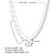 thumbnail image 5 of Collar para mujer, joyería para mujer, collar con colgante de corazón y diamantes a la moda para mujer, regalo para el Día de la Madre, collar para mujer., 5 of 5