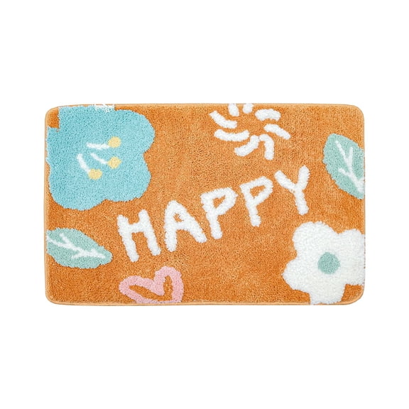 CASAFUN Luxury Bath Mat Super Absorbent Quick Dry Toilet Floor Mat,Non-Slip Shower Rug Bathroom Carpet Machine Washable for Bathroom,Kitchen,Living Room,Tub and Shower