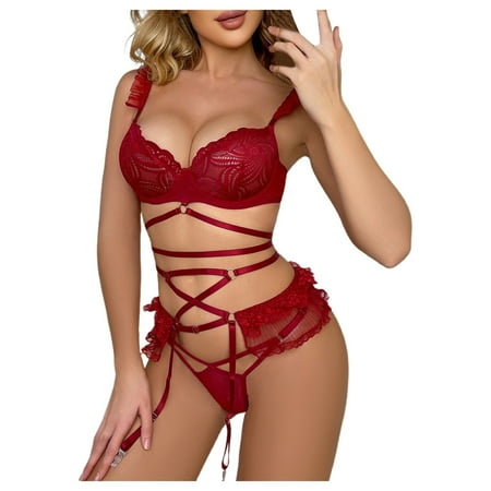 Midwennn Women s Lace Lingerie Set Sexy and Elegant Design for Special Nights Comfortable and Breathable Material for Her Bra Lingerie for Women