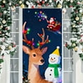 thumbnail image 4 of OEFNTAC Christmas Door Cover Polyester Tapestry Hanging Door Wrap Decoration Easy Install Holiday Party Entryway Merry Christmas Winter Door Decor Foldable Reusable Classroom 35x71in, 4 of 9