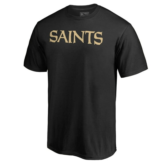 Men's Black New Orleans Saints Wordmark T-Shirt
