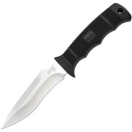 SOG Ops Straight Edge Fixed Blade Knife, Satin