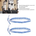 thumbnail image 3 of 2Pcs Graduation Ribbon Leis,Braided Necklace Braided Blue and White Color Congrats Graduates Leis Ribbon Leis for Graduation, 3 of 7