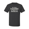 thumbnail image 2 of Wild Bobby, Only the Best Daddies Gets Promoted to Husband, Father's Day, Men Graphic T-Shirt, Charcoal, XX-Large, 2 of 3