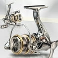 thumbnail image 4 of Necvior Spinnings Fishing Reel 13Lbs Drag Metal Spool for Fishing 5.2:1 Gear Ratio Fishing Reel with Metal Collapsible Handle, 4 of 10