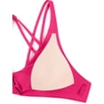 thumbnail image 5 of Top de Bikini CRZ YOGA con Frente Torcido y Tirantes Cruzados Rosa L, 5 of 5
