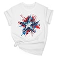 thumbnail image 2 of Xdegoge Patriotic Star Graphic T Shirt for Women Short Sleeve Crewneck Casual Regular Fit 4th of July American Flag Theme Summer Tops Tees, 2 of 5