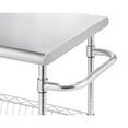 thumbnail image 3 of TRINITY EcoStorage® 34" Stainless Steel Kitchen Cart, NSF - Chrome, 3 of 9