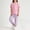 Pink, variant on Asgosdo Girls 2 Piece Outfits Fashion Short Sleeved T-Shirt and Jogger Pants Clothing Sets Size 1-12 Years