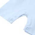 thumbnail image 5 of Mgmyaa Unisex Baby Solid Color Short Sleeve Crew Neck Jumpsuit for Newborns Ages 0-24 Months, 5 of 8