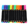thumbnail image 2 of Whiteboard Markers, Fast Drying Painting Marker Colorful Maker Pen 12Pcs 14cm / 5.5in  For Office, 2 of 8