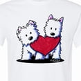 thumbnail image 4 of Inktastic Valentine Westie Duo T-Shirt, 4 of 5
