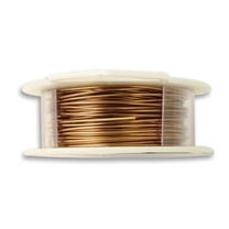 Natural Brass Colored Wire, 20ga, (45ft) (2 pk)