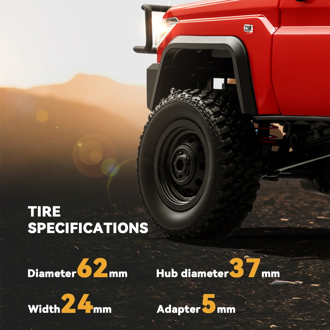 1/12 Full-proportional 4WD RC Crawler Car, 2.4G 6KM/H Off Road Vehicle with Functional Crane, Liftable Hook & 2-Speed, Gift for Engineering Enthusiasts (RTR/Red)