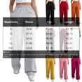 thumbnail image 3 of Stralyhd Barrel Sweatpants Women Baggy Casual Travel Pants Fall Sweat Fashion Pants High Waist 2026 Winter Gym Pants with Pockets Dark Gray L, 3 of 4