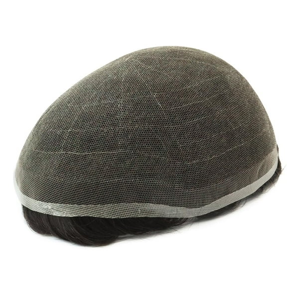 Soft ALL French Lace Base Men Toupee Hair Replacement 100% Human Hair System for Men Natural Looking Wig Hairpiece for Men