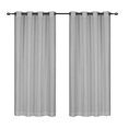 thumbnail image 7 of DONGPAI Linen Outdoor Sheer Curtains for Patio Waterproof 52 x 84inch Grommet Voile Drape, Gray, 1 Panel, 7 of 7