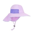 thumbnail image 5 of hengsof Children's Summer Sun Hat Outdoor Beach Sun Hat Breathable Sunshade Fisherman Hat Suitable for Girls Aged 6-14, 5 of 5