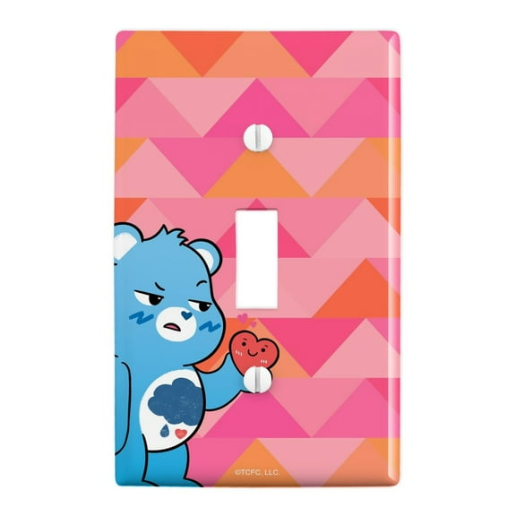 Care Bears: Unlock the Magic Grumpy Bear Plastic Wall Decor Toggle Light Switch Plate Cover