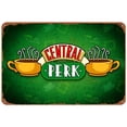 thumbnail image 5 of Carteles de hojalata de Friends de estilo vintage con diseño de Central Perk, placa de pared con pintura de hierro, decoración para salas de juegos, cafeterías, garajes, clubes, bares y pubs, 5 of 5