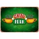 thumbnail image 5 of Carteles de hojalata de Friends de estilo vintage con diseño de Central Perk, placa de pared con pintura de hierro, decoración para salas de juegos, cafeterías, garajes, clubes, bares y pubs, 5 of 5