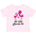 thumbnail image 3 of Inktastic My Gigi Loves Me with Two Flamingos Boys or Girls Toddler T-Shirt, 3 of 5