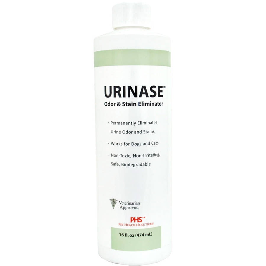 URINASE Enzymatic Odor and Spot Remover, 16 oz Bottle