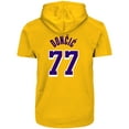 thumbnail image 3 of Men's Fanatics Luka Don-i- Gold Los Angeles Lakers Big & Tall Short Sleeve Hoodie, 3 of 3