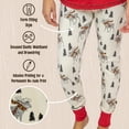 thumbnail image 5 of Moosletoe LazyOne Women's Leggings and Tees, Pajama Separates, Cozy Loungewear for Women, Holiday, Moose (Small), 5 of 6
