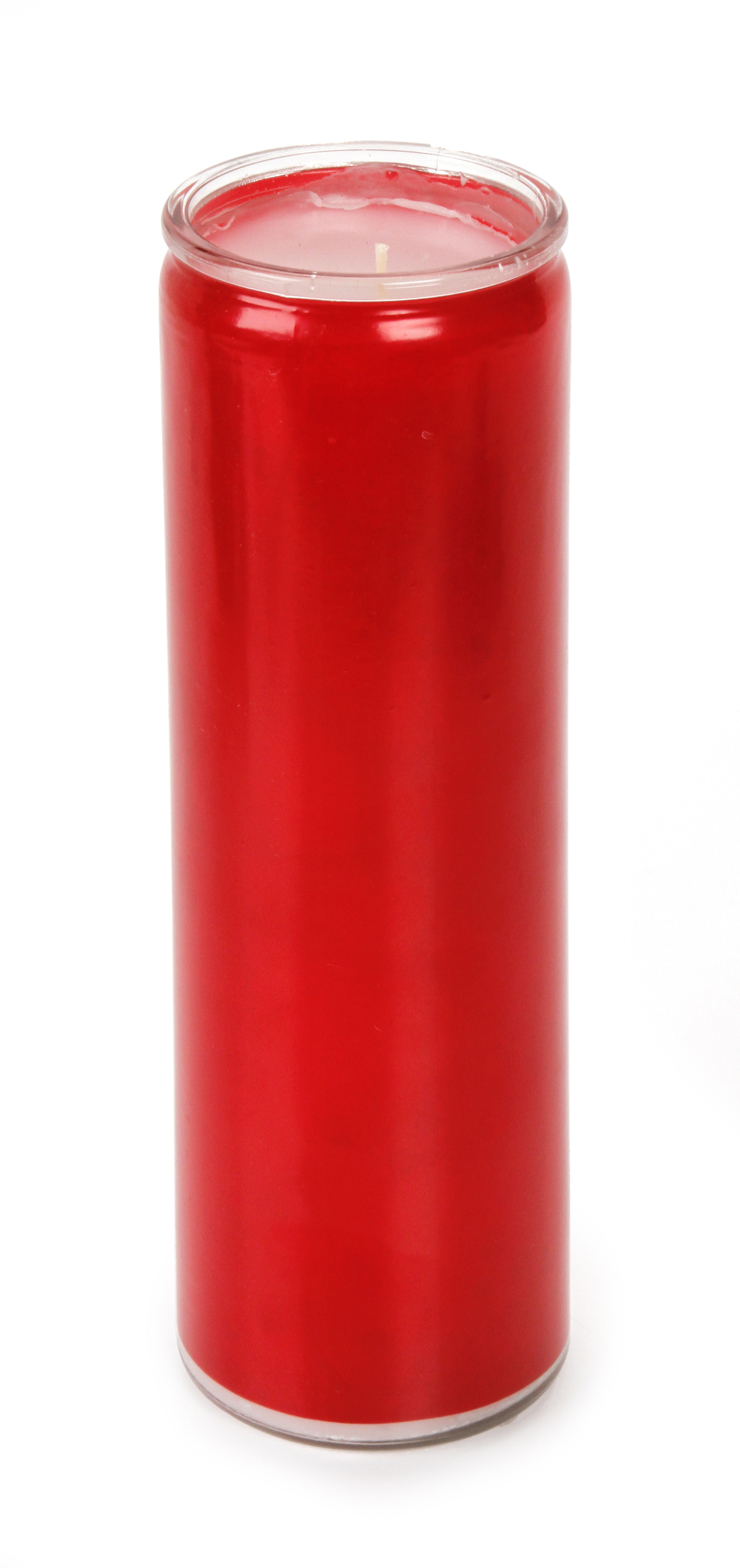 General Wax & Candle Red Glass Novena Vigil Candle
