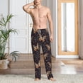 thumbnail image 4 of Salouo Butterfly1 Print Pajama Pants for Men, Lounge Pants Elastic Waistband Casual Men's sleepwear Loungewear Sleep Pajama Pant -Medium, 4 of 7