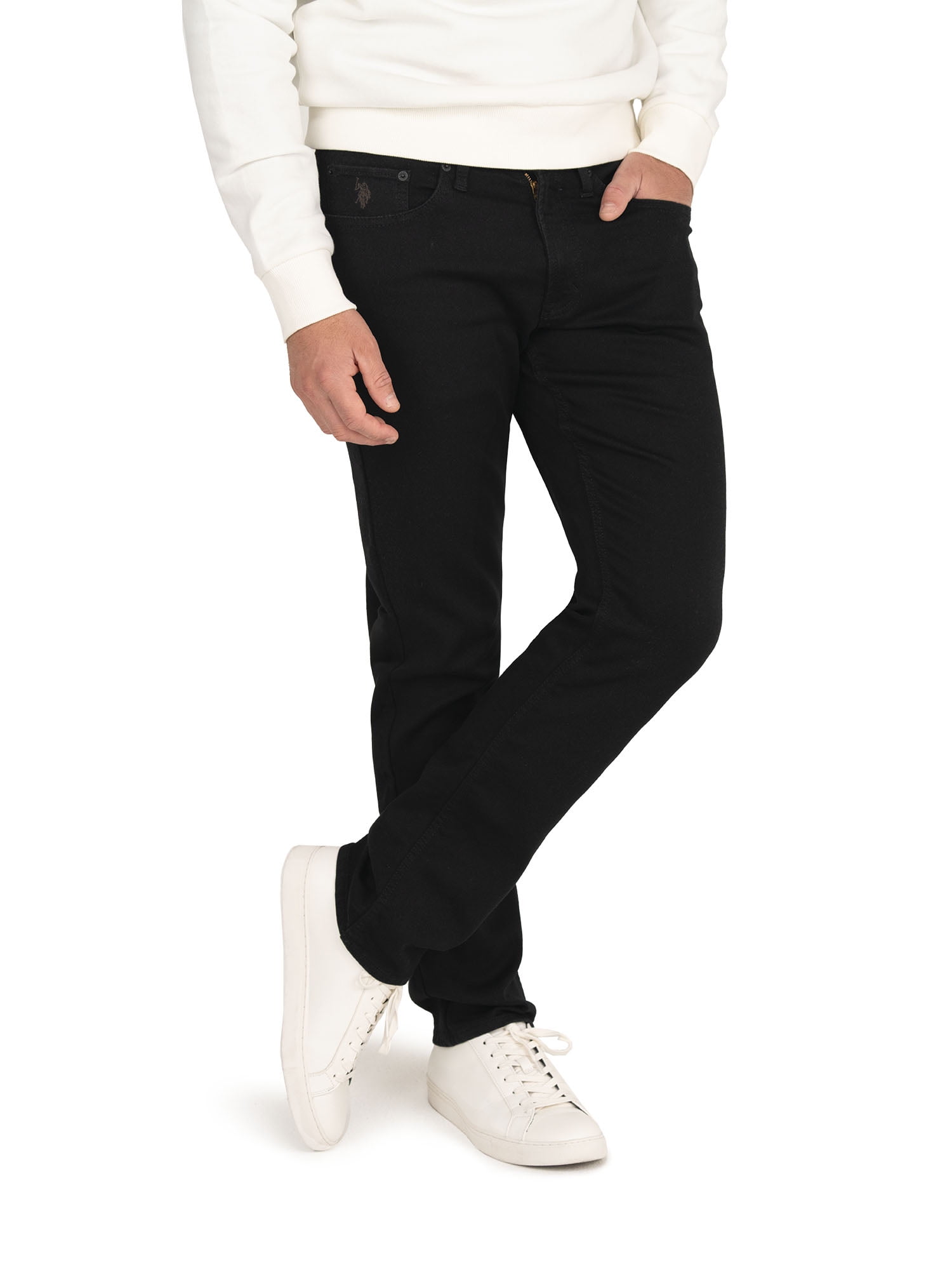 U.S. Polo Assn. Men's Slim Straight Knit Denim Jean