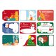 thumbnail image 2 of onlyliua Buscador de Regalos Pegatinas En Rollo para Decoración de Regalos de Navidad, Sellador de Regalos de Navidad, 6 Estilos, 2 of 7