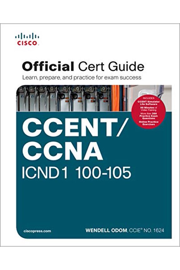 Pre-Owned CCENT/CCNA ICND1 100-105 Official Cert Guide, 9781587205804, 1587205807, Hardcover, Har/Dvdr edition