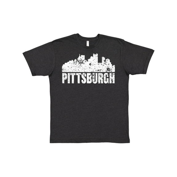 Inktastic Pittsburgh Skyline Grunge T-Shirt