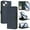 Blue, variant on 2 In 1 Wallet Case for iPhone 13, Lychee Texture PU Leather Wallet Case with ID Credit Card Holder Slots Folio Flip Kickstand Detachable Magnetic Phone Cover & Wrist Strap, Blue
