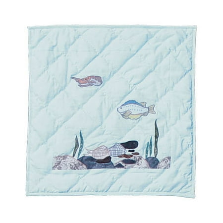 Patch Magic Underwater Haven Cotton Throw Pillow