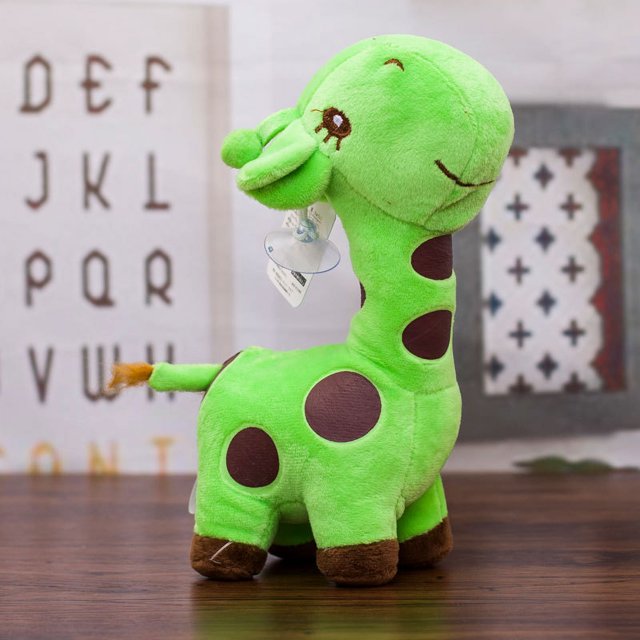 Muñeca de peluche de jirafa grande, muñeco de ciervo moteado, regalo promocional, muñeco de cervatillo de color creativo