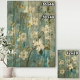 thumbnail image 3 of Designart 'Pastel Magnolia I' Floral & Botanical Print on Natural Pine Wood, 3 of 3