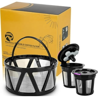 Reusable Mesh Coffee Filter for Keurig K-Duo Essentials and K-Duo Brewers  Machine, With 2 Refillable K Cups Pod - Gold Tone Mesh Filter - PureHQ