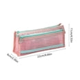 thumbnail image 3 of Large Capacity Student Pencil Case Compartment Stationery Storage Bag Macaron Color Stationery Pen Bag Multifunctional Storage Pencil Case, 3 of 6
