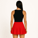 thumbnail image 2 of FALDA SHORT DEPORTIVA MUJER PARA TENIS, YOGA, FIT, GOLF, GYM, GIMNASIA, ATLETISMO, SENDERISMO, ACTIVIDADES AL AIRE LIBRE CON BOLSO INTEGRADO 2 EN 1 COLOR ROJO, 2 of 6