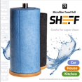 thumbnail image 4 of Sheff Microfiber Towel Roll - 75Pcs (12x12 inch), Tearable, Reusable Cleaning Cloth for Car, House, Kitchen Microfiber Rags (Gray), 4 of 7